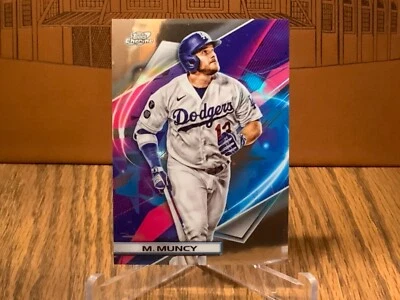 Max Muncy Los Angeles Dodgers - 2022 Topps Cosmic Chrome Baseball - Image 1 of 2