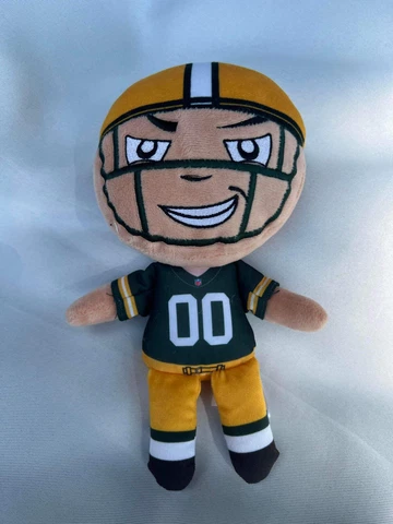 Green Bay Packers NFL Mascot Baby Bro Plush Doll 9” FOCO Soft Great Condition!! Cover