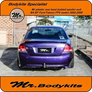 Plastic Made Rear Boot Bobtail Spoiler Wing For BA BF Falcon XR6/ XR8/ FPV F6/GT - Picture 1 of 12