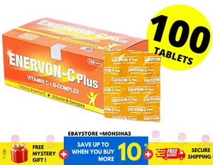 ENERVON-C Vit C 500mg + Vit B-Complex Aumenta la Inmunidad Energética (años 100) - Imagen 1 de 6