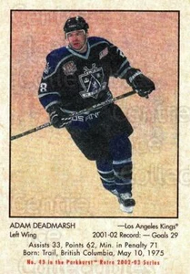 2002-03 Parkhurst Retro Minis #43 Adam Deadmarsh - Picture 1 of 1