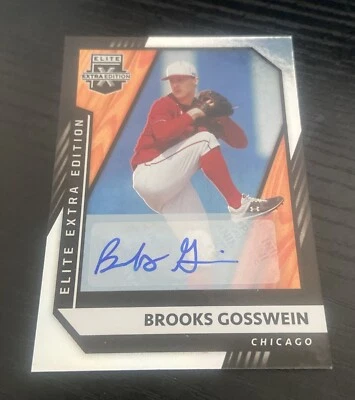 2021 Elite Extra Edition AutographBrooks Gosswein  Rookie Chicago - Image 1 of 2