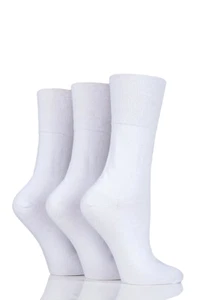 Diabetic Socks Ladies Gentle Grip Foot Ulcer Diabetes Leg Conditions Circulation - Picture 1 of 4