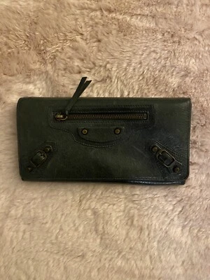 Auténtica Cartera Balenciaga Clásica Continental con Cremallera Alrededor Foto 1 de 4