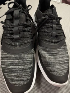 PUMA IGNITE NXT SOLELACE Spikeless Golf Shoes Mens 9M Black Gold - Picture 1 of 13