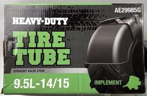 Tubo interior de goma resistente para neumáticos 9,5 L-14/15 AE29985G vástago de válvula recta - Imagen 1 de 6