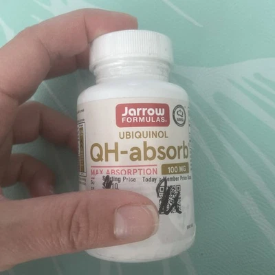 Jarrow Formulas Ubiquinol QH-absorb Max Absorption 100mg - 60 Softgels 9/25 - Image 1 of 3