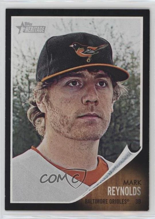 2011 Topps Heritage Chrome Retail Black Border Mark Reynolds #C8 - Image 1 of 2