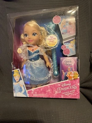 Disney Princesa Varita Mágica Muñeca Cenicienta 14" NUEVO Canta Vestido Iluminado 2016 Foto 1 de 4