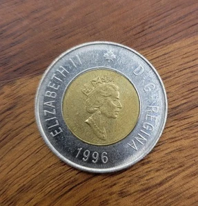 1996 Elizabeth II D.G Regina Canadian $2 coin - Bild 1 von 2