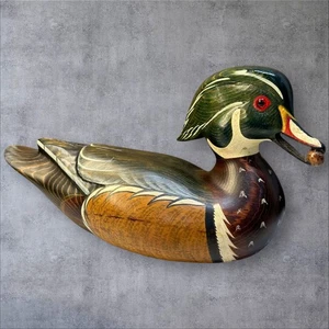 Big Sky Carvers Wood Duck Drake -Gordon Alcorn-Masters Edition #517/950-Hand Car - Picture 1 of 10