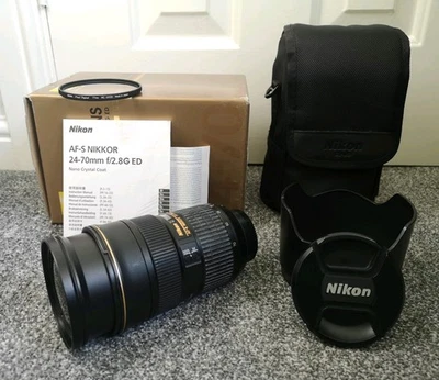 Nikon AF-S Nikkor 24-70mm f/2.8 G ED Pro Zoom Lens - Image 1 of 4