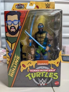 WWE Elite Seth Rollins TMNT Crossover Action Figure | Mattel x Nickelodeon/ New - Picture 1 of 3