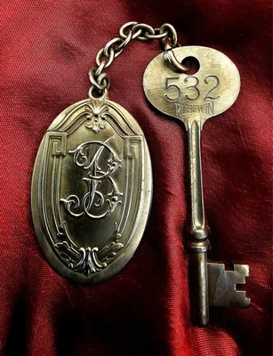 The Biltmore Hotel Miami-Coral Gables Fl Original Habitación Llave y Llavero #532 por Gorham Foto 1 de 2