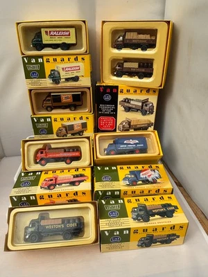 6 x 1/64 Vanguards Commercial Vehicles NEW Sainsburys Raleigh Corona Whitbread - Image 1 of 4