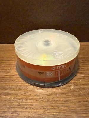 TDK 15 Pack DVD-R 4.7 GB 2X 120 Minutes-  New - Sealed - Image 1 of 4
