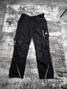 Men's Engelbert Strauss Working Pants Size EU 52, L Cordura Work Wear Black - Picture 1 of 11