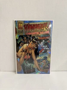 Vampirella Crossover Gallery 1 Chrome Cover 1997 Harris Comics High Grade - Picture 1 of 12