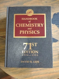 CRC Handbook of Chemistry and Physics: 71st Edition by David Lide Clean Pages! - Picture 1 of 4