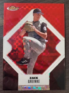 2006 Topps Finest Zack Greinke Red Xfractor Refractor #27 serial /250 - Picture 1 of 2