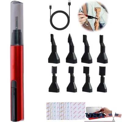 Mini lixadeira intercambiável USB carregamento rápido 3 velocidades ajustável 8 cabeças de lixa - Imagem 1 de 4