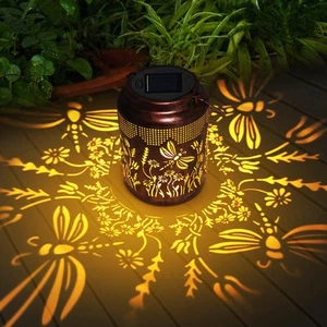 Fastrrugle Solar Lanterns Outdoor Waterproof Hanging Dragonfly Solar Lights O... - Picture 1 of 9