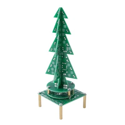 Electronic Christmas Tree Colorful LED Automatic Rotating Music Tree New - Image 1 of 4