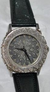 Orologio Svizzero John Hardy di Alfex Sterling 925 Artigianale Design Funky Cinturino Croc - Foto 1 di 10