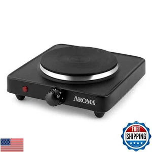 Aroma Housewares AHP-303 Single Burner Hot Plate, Metal, Black - Picture 1 of 5