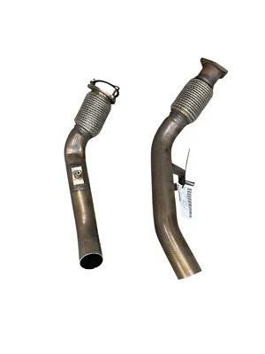 2019 2020 2021 2022 2023 AUDI A6 3.0L LEFT & RIGHT DOWNPIPE MUFFLER SET (2) OEM Foto 1 de 4