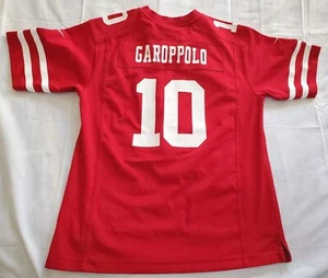 GAROPPOLO #10 San Francisco 49ers Nike Red NFL Football Jersey Youth Kids Large - Picture 1 of 7