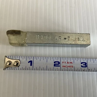 CNC Cutting Tool Bit Carbide Tip M 100 AR-7 Made in USA - Image 1 of 4