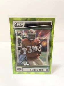 2022 Panini Score Football Raheem Mostert Electric /99 - Foto 1 di 2
