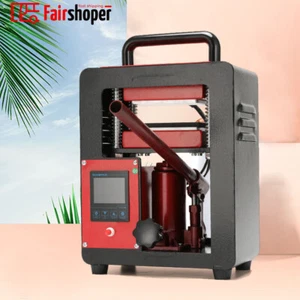 Hydraulic Tech Heat Press Machine 5 Ton Dual Heating Plates 2.4"X4.7" 900W New - Picture 1 of 12