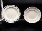 LUNEVILLE / RAMBERVILLERS  -LOT DE DEUX ASSIETTES EN FAIENCE FINE