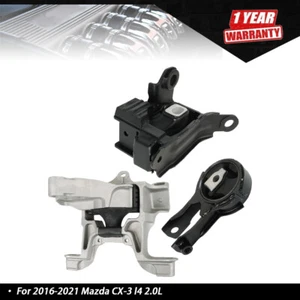 Engine Mounts & Automatic Trans Mount 3PCS Set For Mazda CX-3 2016-2021 L4-2.0L - Picture 1 of 10