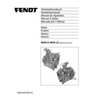 Fendt MAN D 0836 LE Mechanical Section Engine Workshop Manual