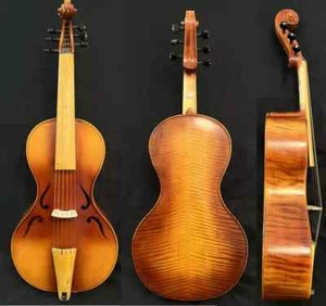 Handgeschnitztes Lied Maestro 6 Saiten 17" Viola da Gamba schwerer Unterton #14517 - Bild 1 von 10