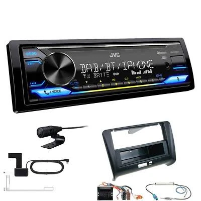 JVC KD-X472DBT Media Autoradio Bluetooth DAB+ für Audi TT 2006-2014 mit Bose - Bild 1 von 4