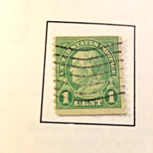 Benjamin Franklin One Cent Stamp 1 Cent Issue Of 1929. Rare US Stamp Used - Picture 1 of 4