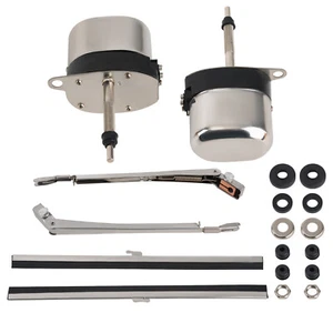Windshield Wiper Motor Kit Street Universal Boat For Chevy Jeep S6558 12V - Picture 1 of 12