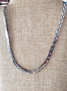 VINTAGE STERLING SILVER NECKLACE .925 ESTATE FIND 14.5 GRAMS - Picture 1 of 3