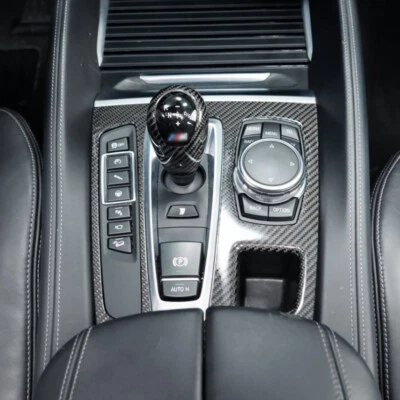 Replacement Carbon Fiber Gear Shift Knob Cover For BMW X5M X6M F85 F86 2015-2019 - Image 1 of 4