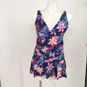 JACLYN SMITH SIZE 10 FLORAL SWIM DRESS - Picture 1 of 7