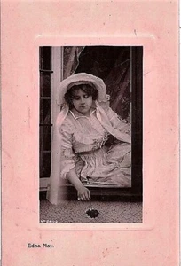 EDNA MAY American Theatre & Film Actress Singer Rotary Circa 1910 PC UK - Picture 1 of 1