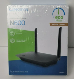 LINKSYS N600 DUAL-BAND WIFI 4 ROUTER BRAND NEW IN BOX - FACTORY SEALED!!! - Picture 1 of 2
