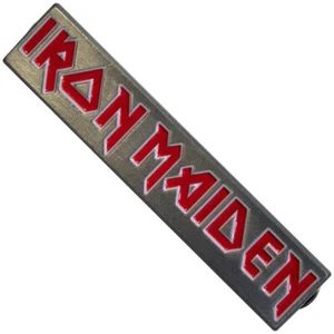IRON MAIDEN - LOGO - SOLAPA/ALFILER SOMBRERO - NUEVO - MÚSICA IMPIN04 - Imagen 1 de 1