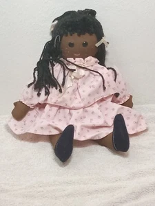 Handgefertigte afroamerikanische Puppe - Bild 1 von 7