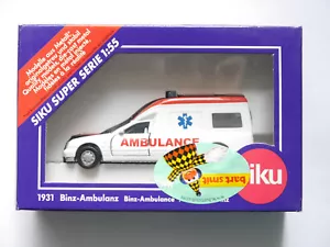 Mercedes W 210 Binz Ambulanz Ambulance NETHERLANDS, Siku 1931 in 1:55 in OVP - Picture 1 of 2