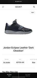 jordan eclipse leather black